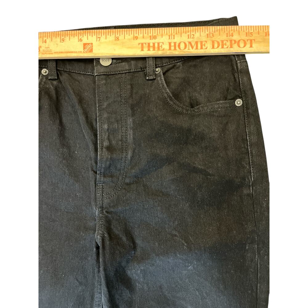 Reformation Women’s  Serena High Skinny Crop Jeans  Black  Stretch Size 28 - Picture 7 of 11